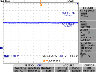 3.3V line wave form